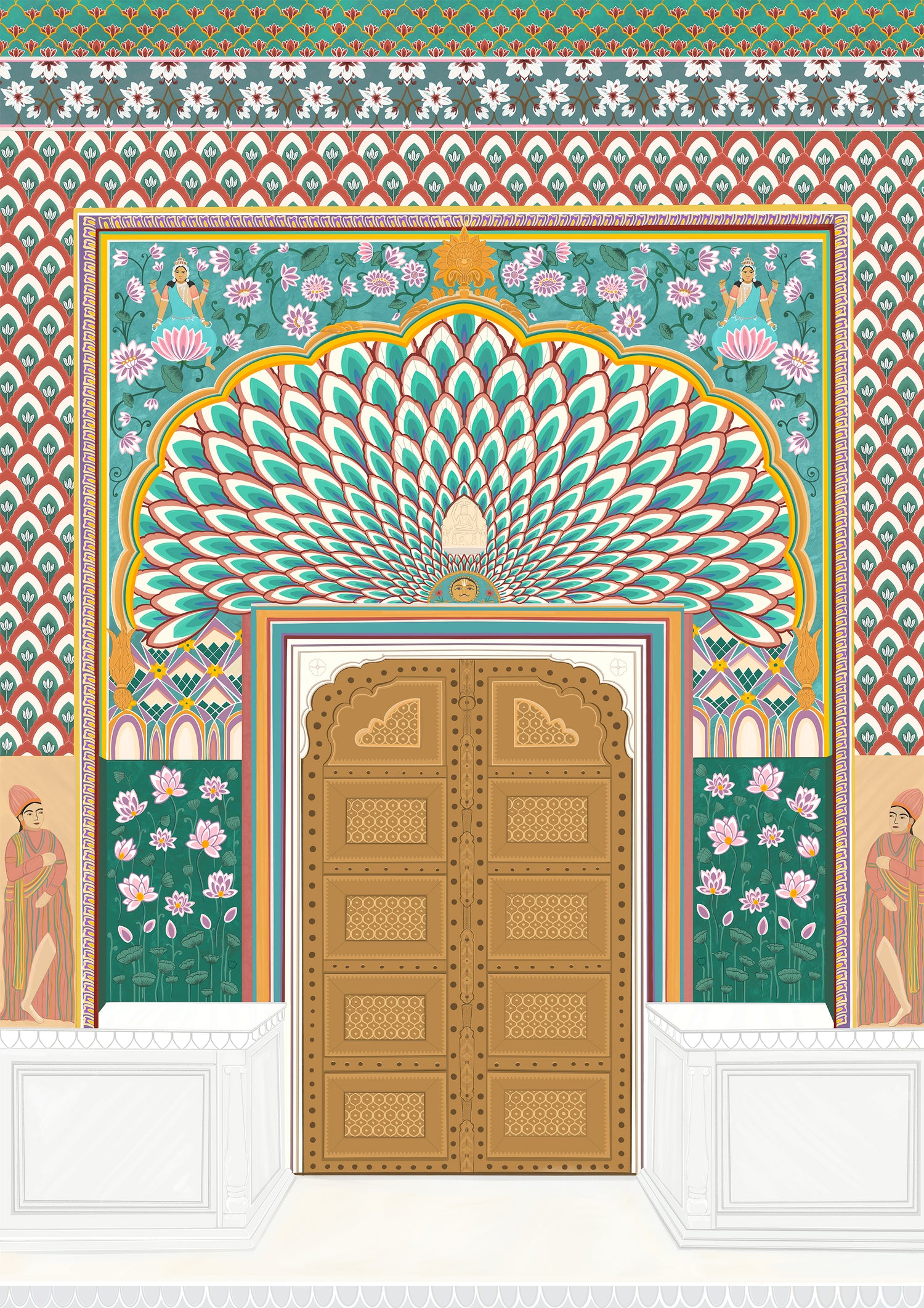India wall art prints. Travel posters inspired by India.
